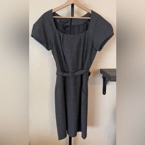 Anne‎ Klein Gray Plaid Dress - Size 12